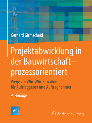 cover image of Projektabwicklung in der Bauwirtschaft-prozessorientiert